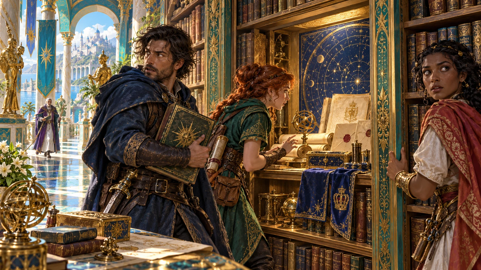 A fantasy party uncovers a deliberately concealed celestial chamber