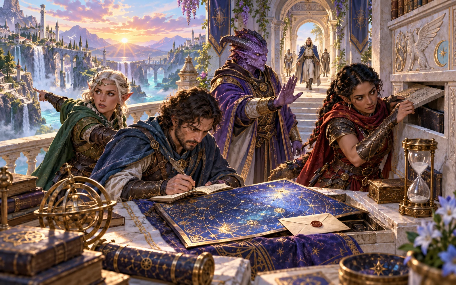 A fantasy party considers its choices after finding a secret before its keeper notices